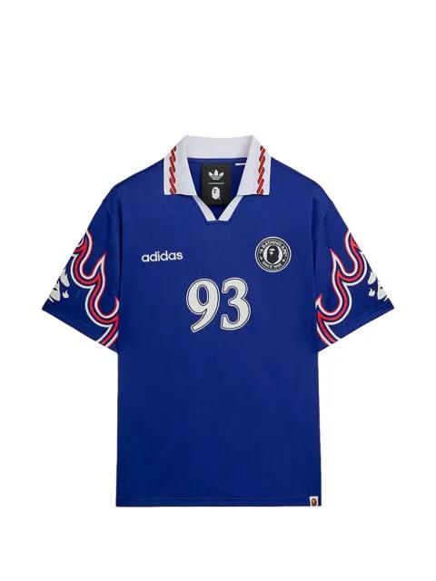 x BAPE flames jersey by ADIDAS