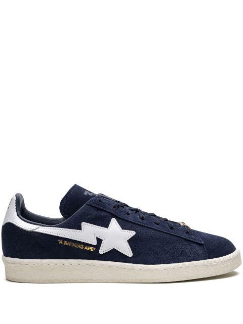 x Bape Campus 80 "Collegiate Navy" sneakers by ADIDAS