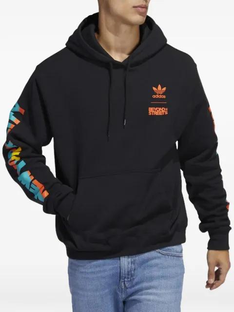 x Beyond The Streets logo-detail hoodie by ADIDAS