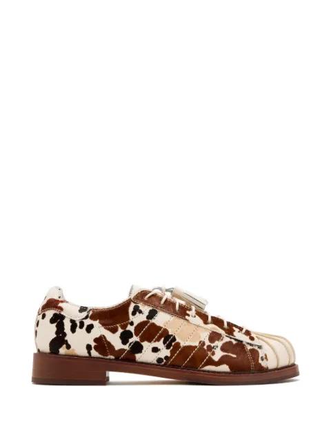 x Clot by Edison Chen Superstar cow-print sneakers by ADIDAS