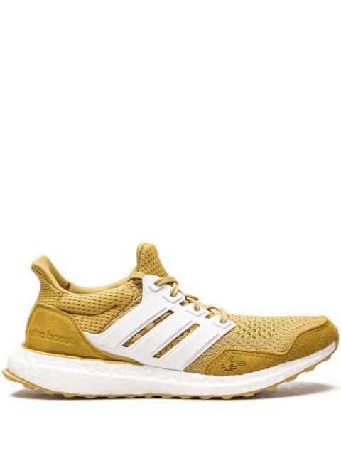 x Extra Butter x Happy Gilmore Ultraboost 1.0 "Gold Jacket" sneakers by ADIDAS