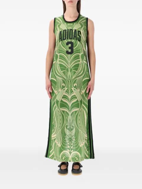 x Farm Rio floral sleeveless maxi dress by ADIDAS
