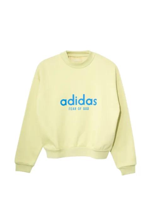 x Fear of God logo-print crew-neck sweatshirt by ADIDAS