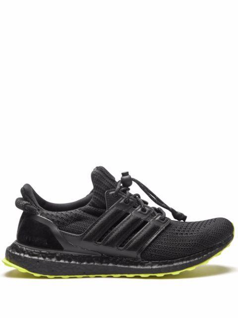 x Ivy Park Ultraboost "Black/Hi-Res Yellow" sneakers by ADIDAS