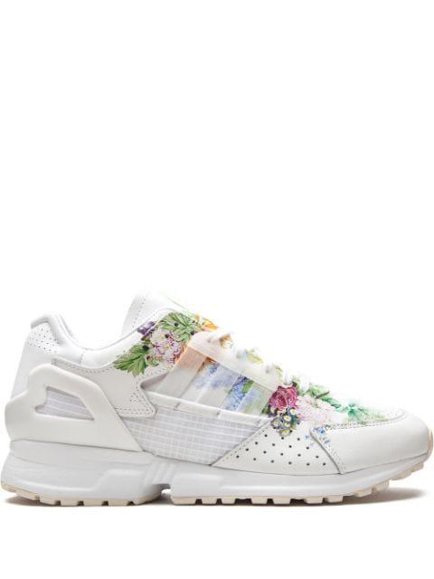 x Meissen ZX 10000 C "White/White/Multi Retail" sneakers by ADIDAS
