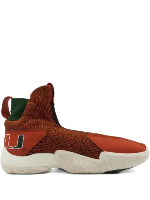 x Miami Hurricanes Next Level "Orange" sneakers by ADIDAS