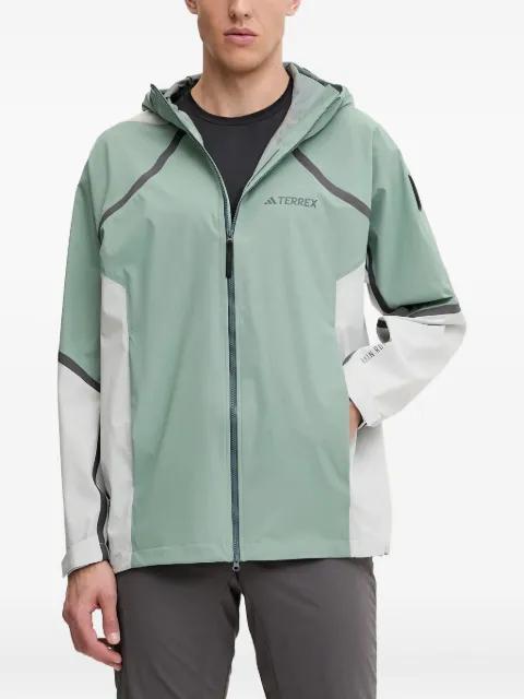 x National Geographic Rain.Rdy hoodied panelled jacket by ADIDAS