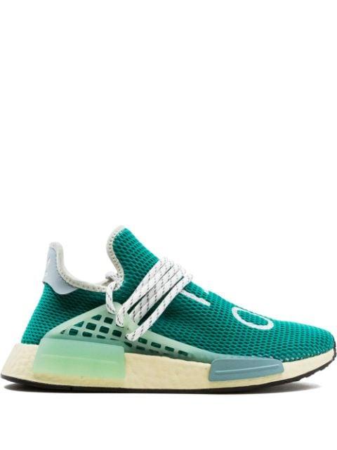 x Pharrell NMD HU "Dash Green" sneakers by ADIDAS