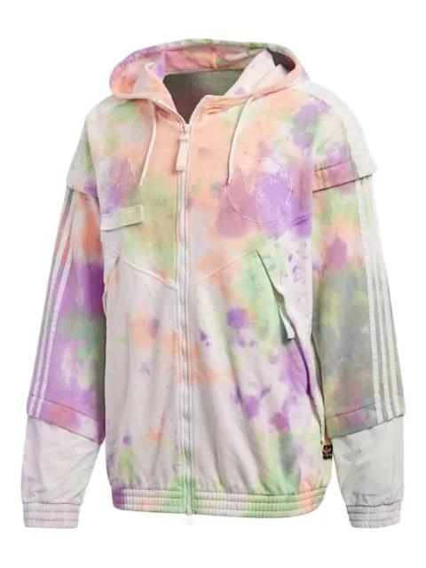 x Pharrell Williams Hu Holi tie-dye windbreaker jacket by ADIDAS