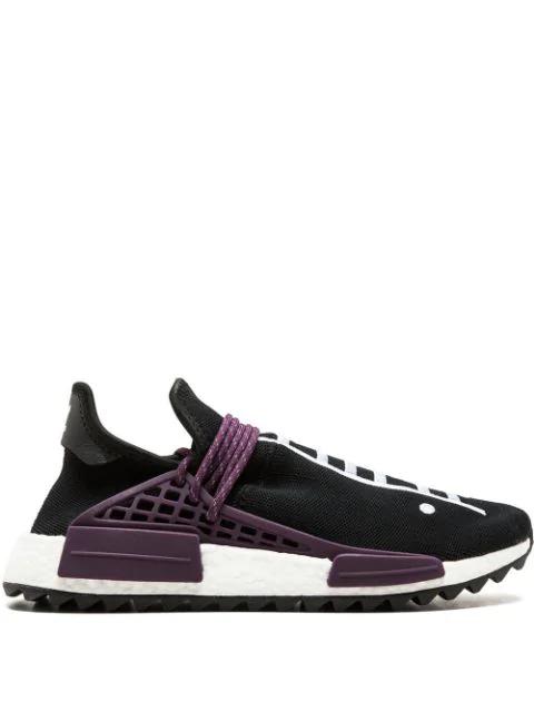 x Pharrell Williams NMD Hu "Holi - Black/Purple" sneakers by ADIDAS