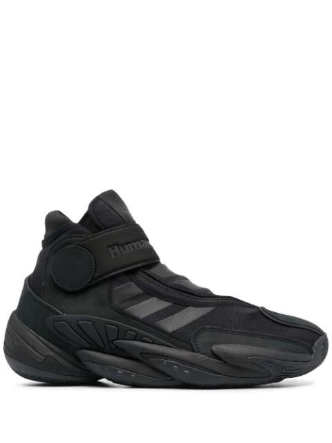 x Pharrell Williams Triple Black high-top sneakers by ADIDAS