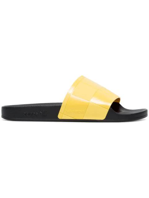 x Raf Simons Adilette Checkerboard slides by ADIDAS