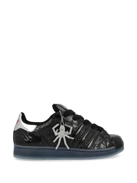 x Sp5der Superstar embossed sneakers by ADIDAS
