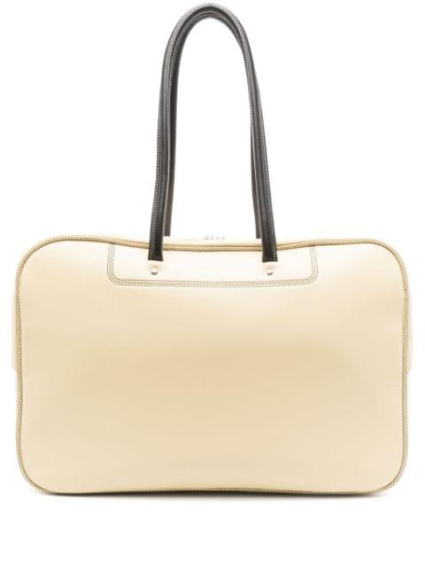 x Wales Bonner trefoil-debossed holdall by ADIDAS