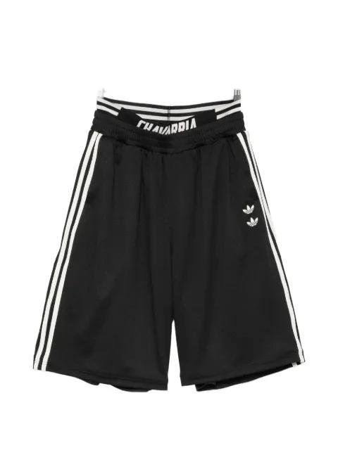 x Willy Chavarria logo-embroidered mesh shorts by ADIDAS