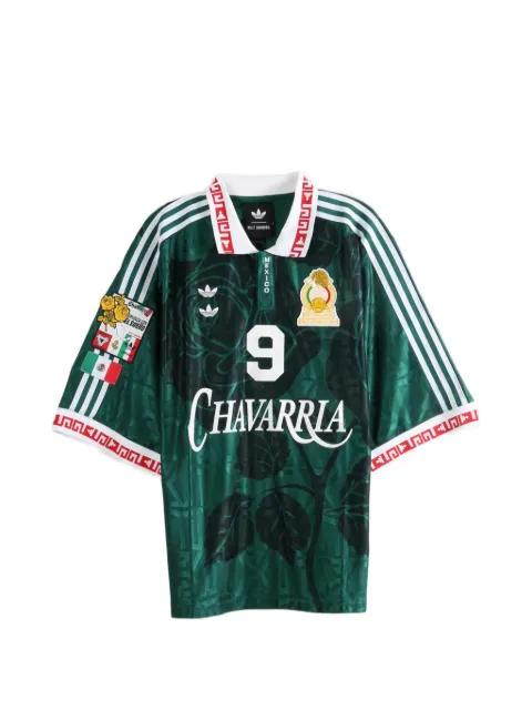 x Willy Chavarria logo-print short-sleeve polo shirt by ADIDAS
