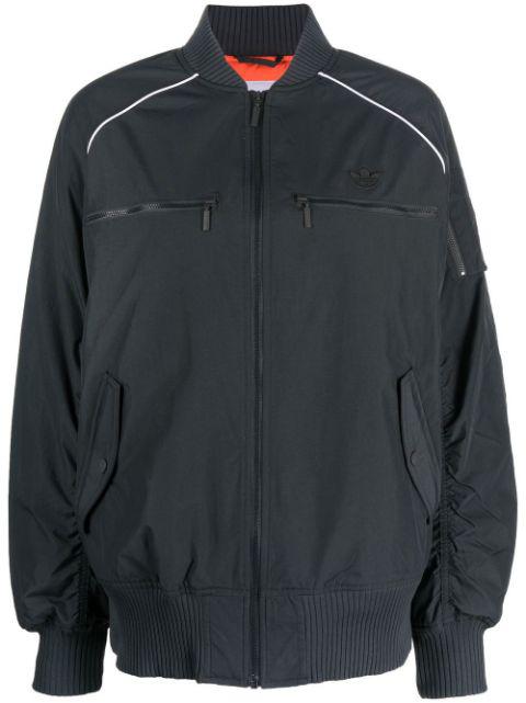 zip-up bomber jacket by ADIDAS