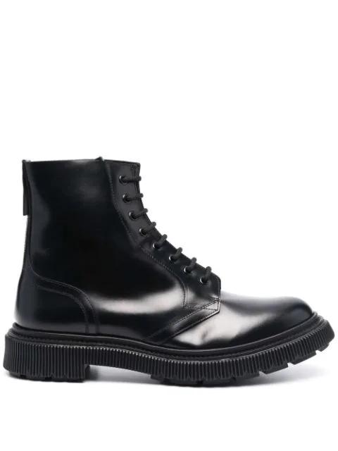 Typ 165 leather military boots by ADIEU PARIS