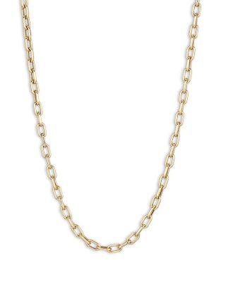 14K Yellow Gold Italian Link Chain Necklace by ADINA REYTER