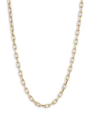 14K Yellow Gold Italian Link Chain Necklace by ADINA REYTER
