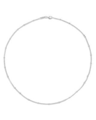 Polished Bead Saturn Link Chain Necklace by ADINA REYTER