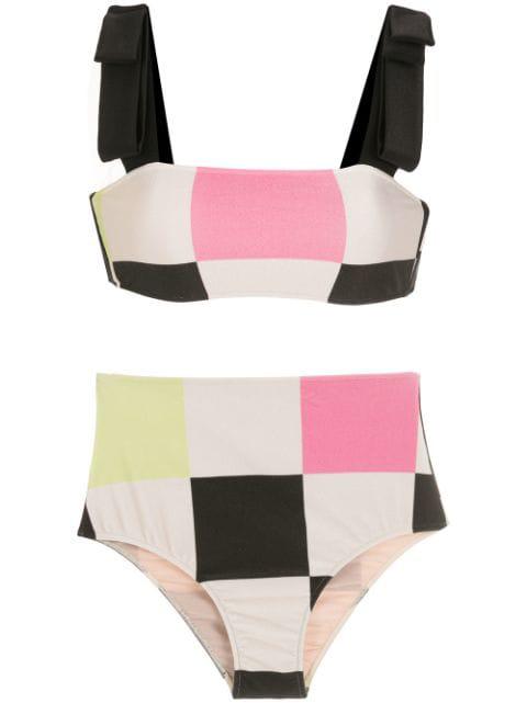 check print bikini by ADRIANA DEGREAS