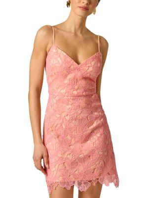 Lace Mini Dress by ADRIANNA BY ADRIANNA PAPELL