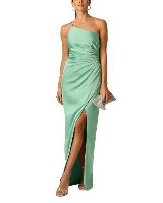 Stretch Satin Dress by ADRIANNA BY ADRIANNA PAPELL