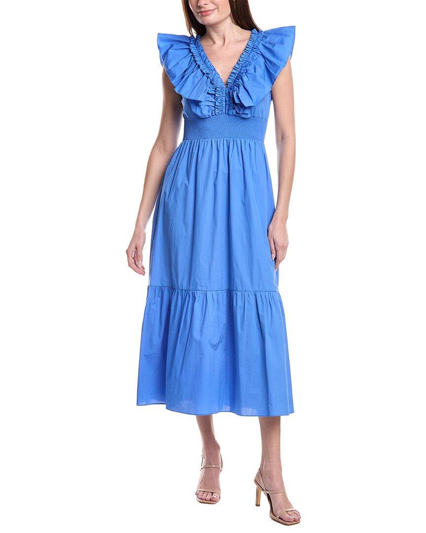 Adrianna Papell Ruffle Front Maxi Dress by ADRIANNA PAPELL