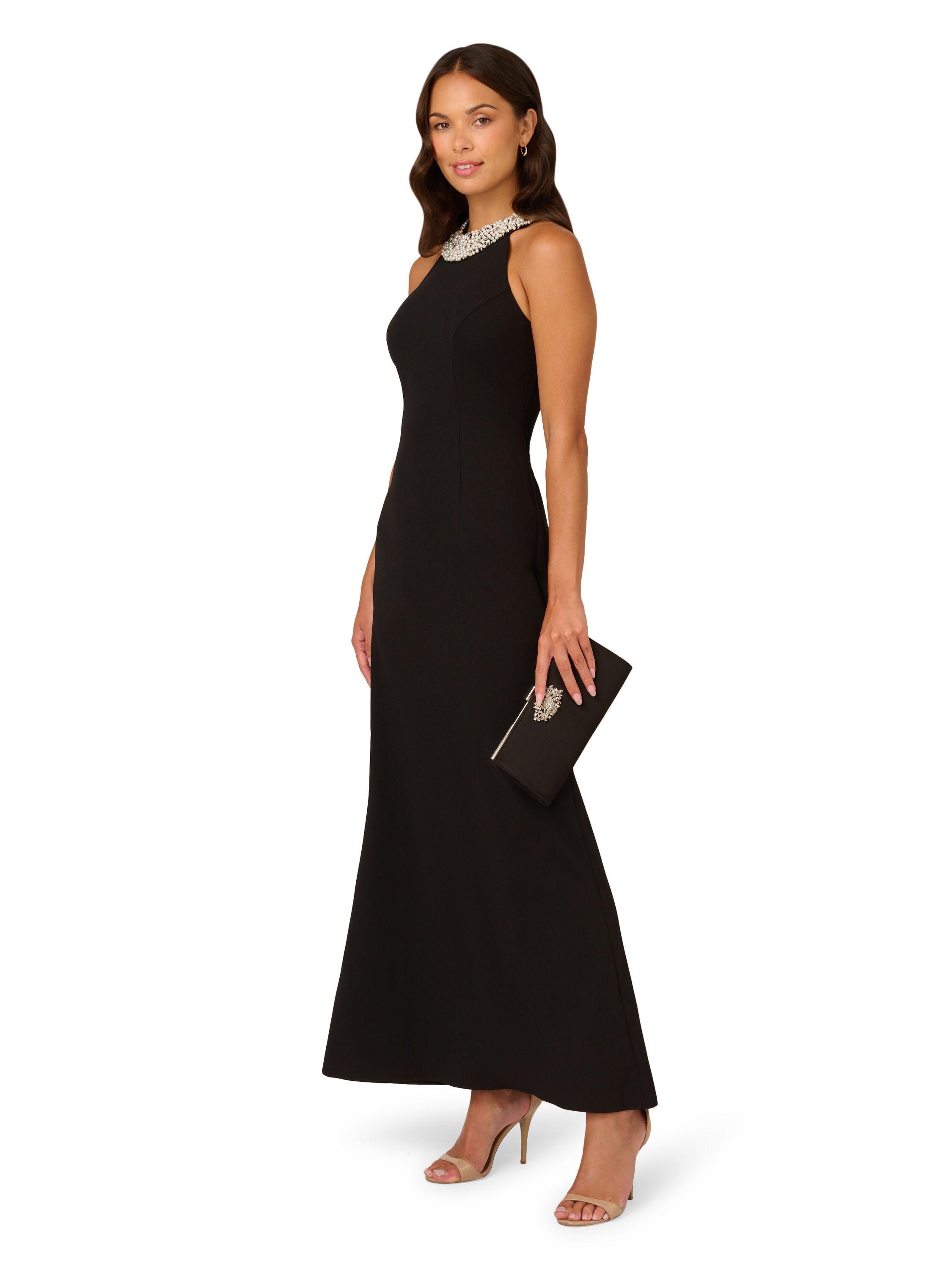 Beaded Halter Gown by ADRIANNA PAPELL