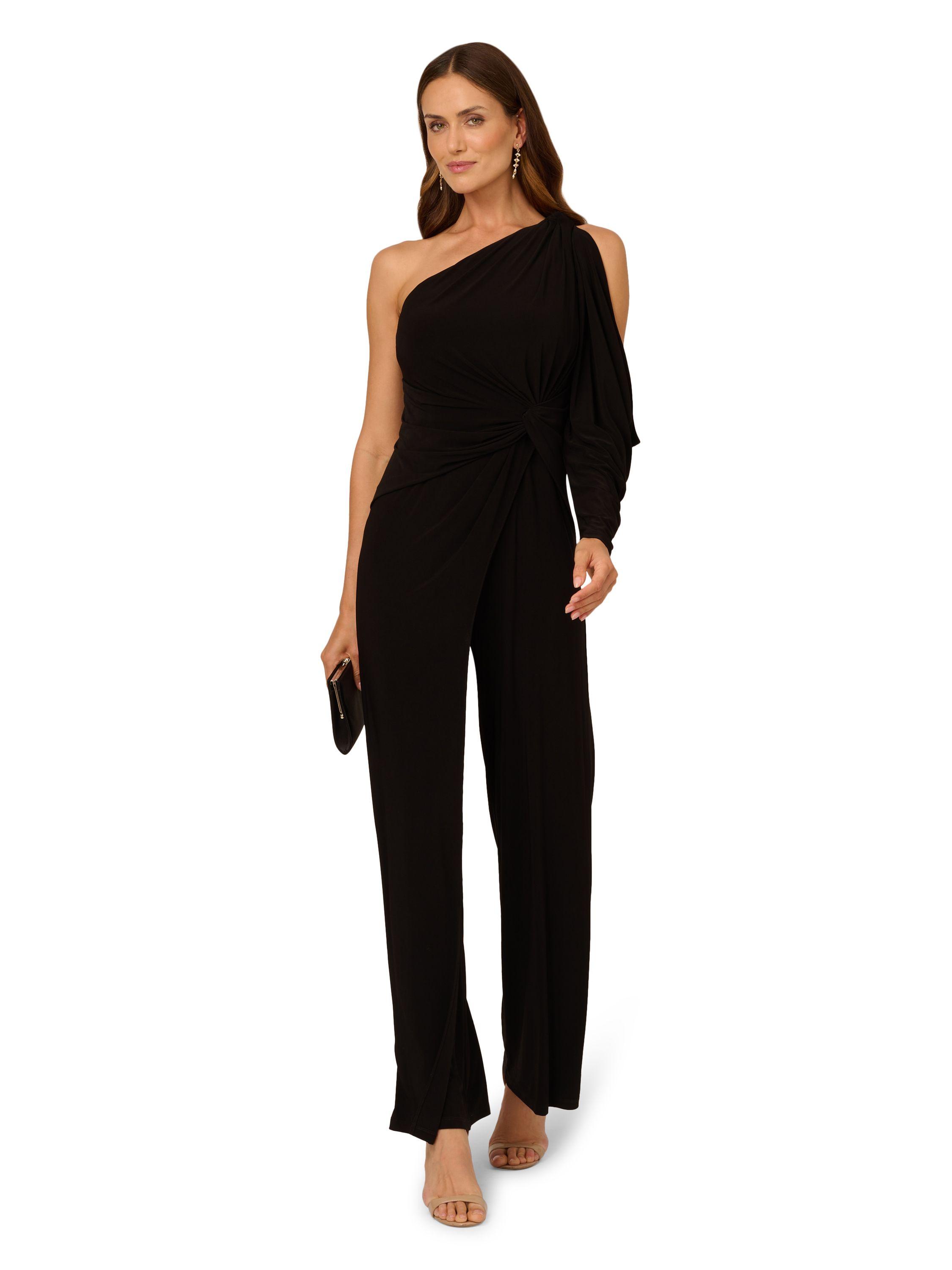 Cold Shoulder Jumpsuit by ADRIANNA PAPELL