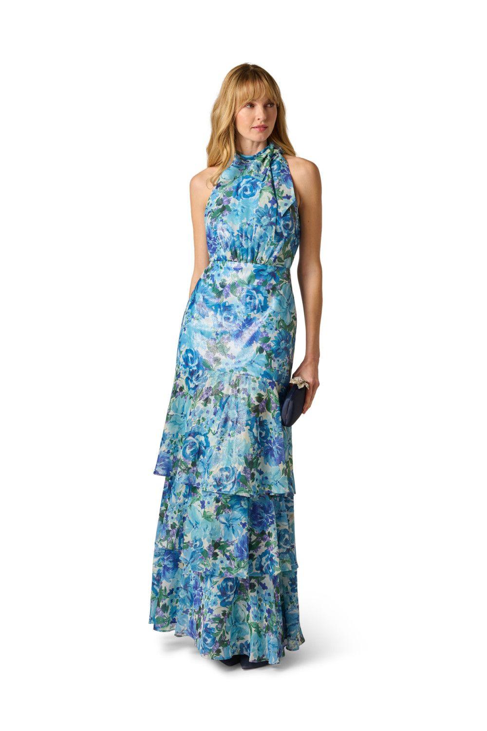 Glazed Chiffon Gown by ADRIANNA PAPELL