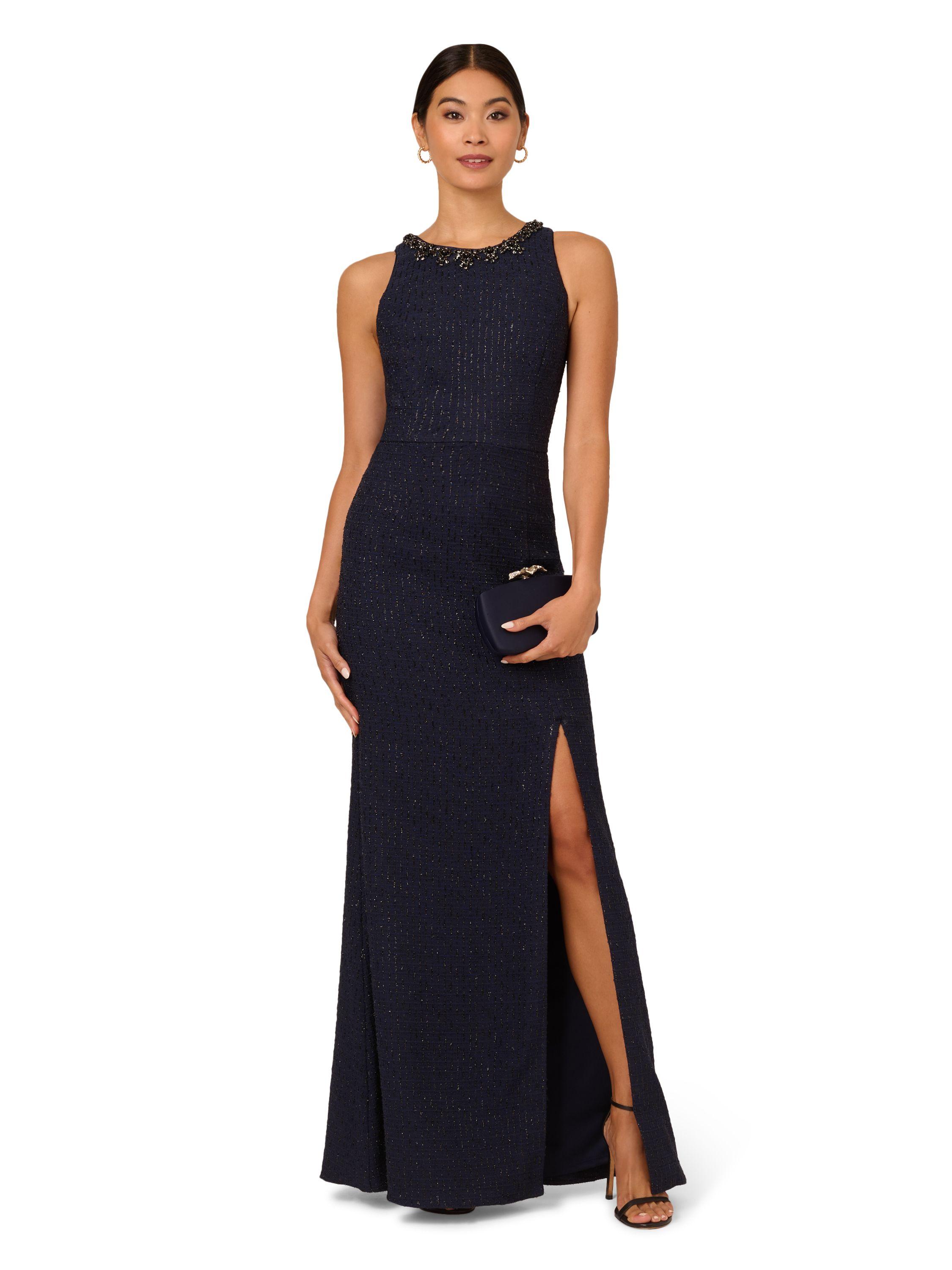 Glitter Boucle Stretch Gown by ADRIANNA PAPELL