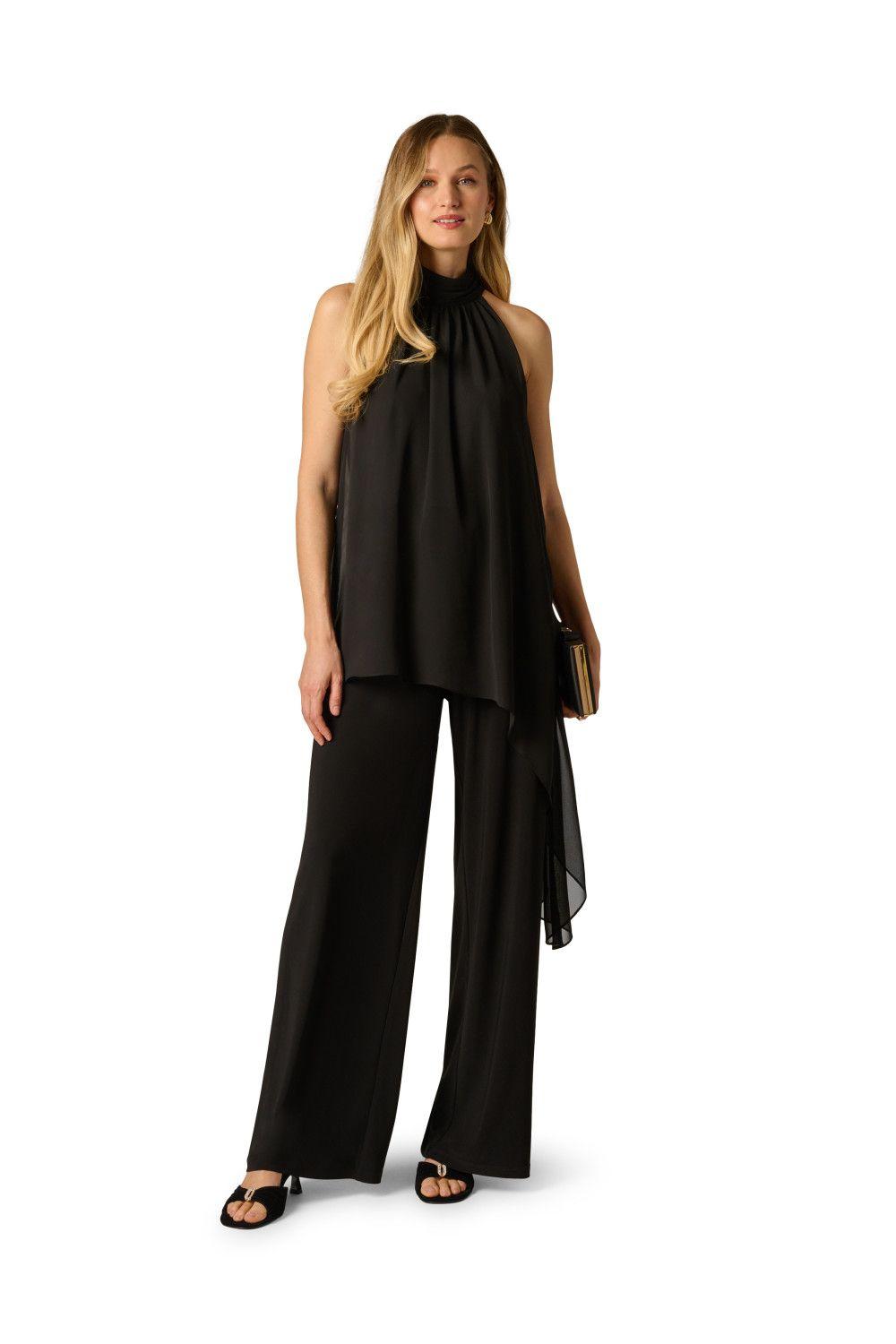 Jersey Combo Jumpsuit by ADRIANNA PAPELL