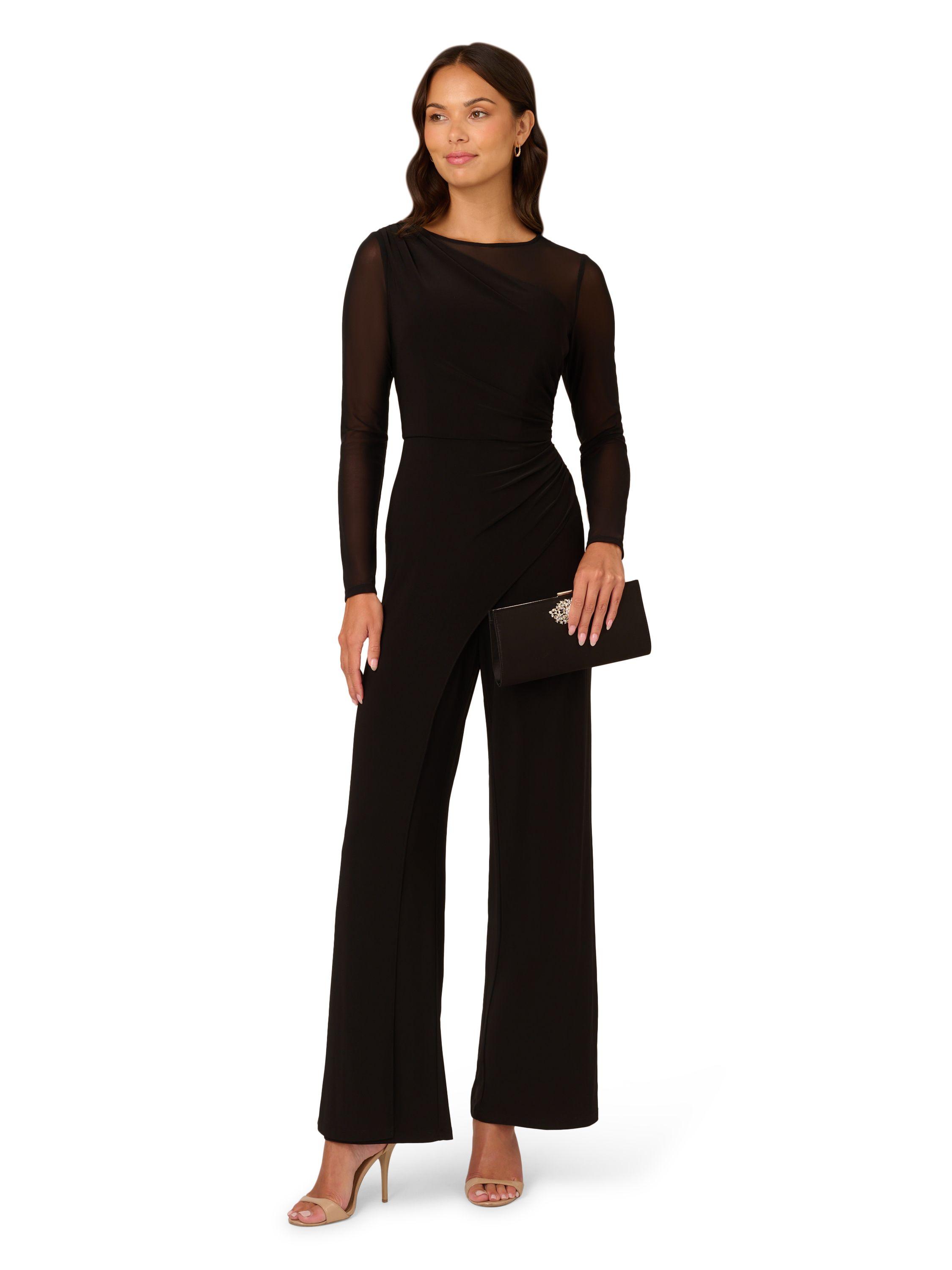 Jersey Combo Jumpsuit by ADRIANNA PAPELL