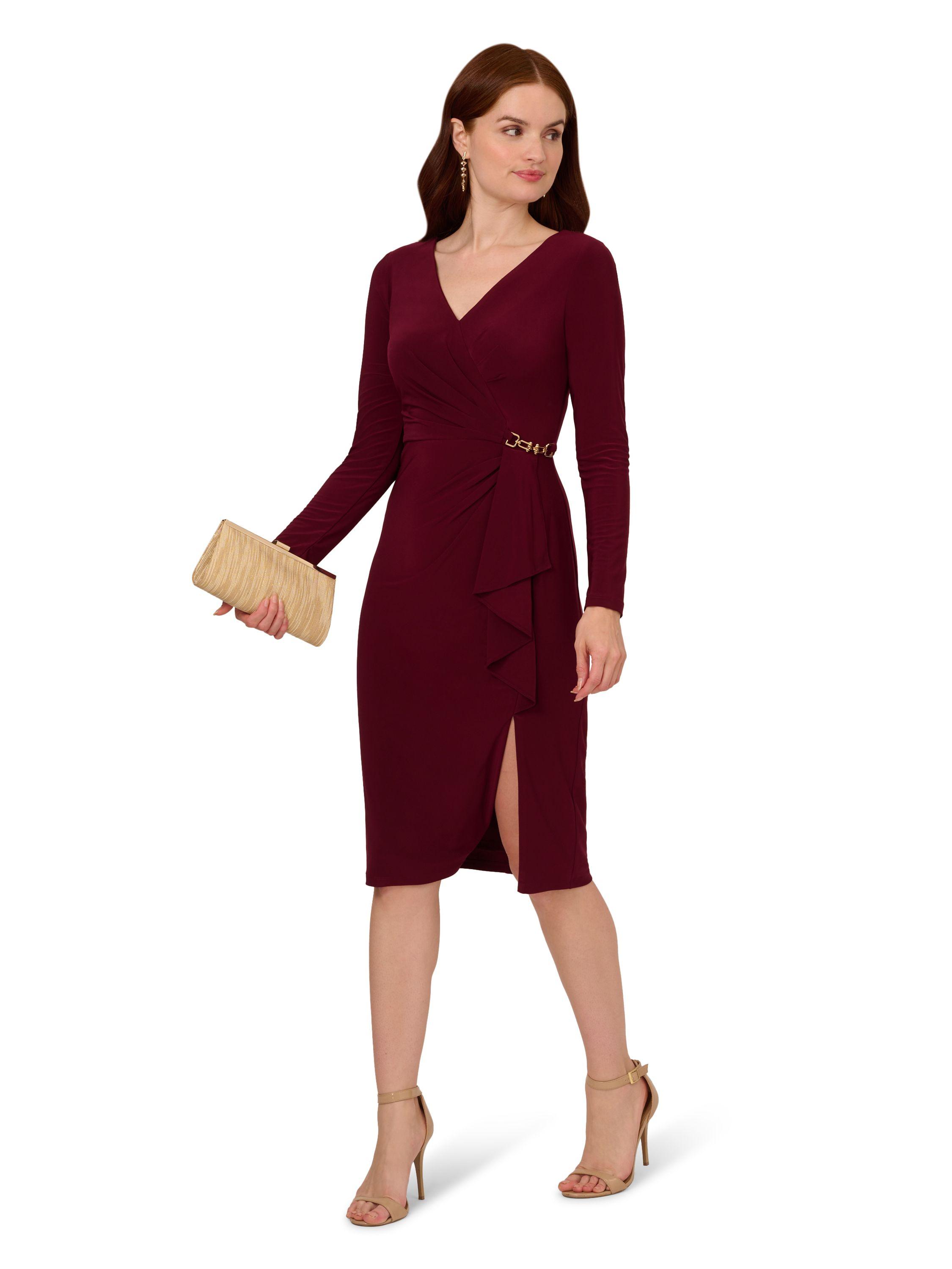 Matt Jersey Short Dress by ADRIANNA PAPELL