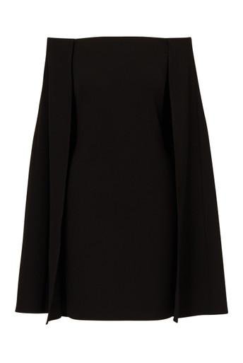 Off shoulder cape dress by ADRIANNA PAPELL