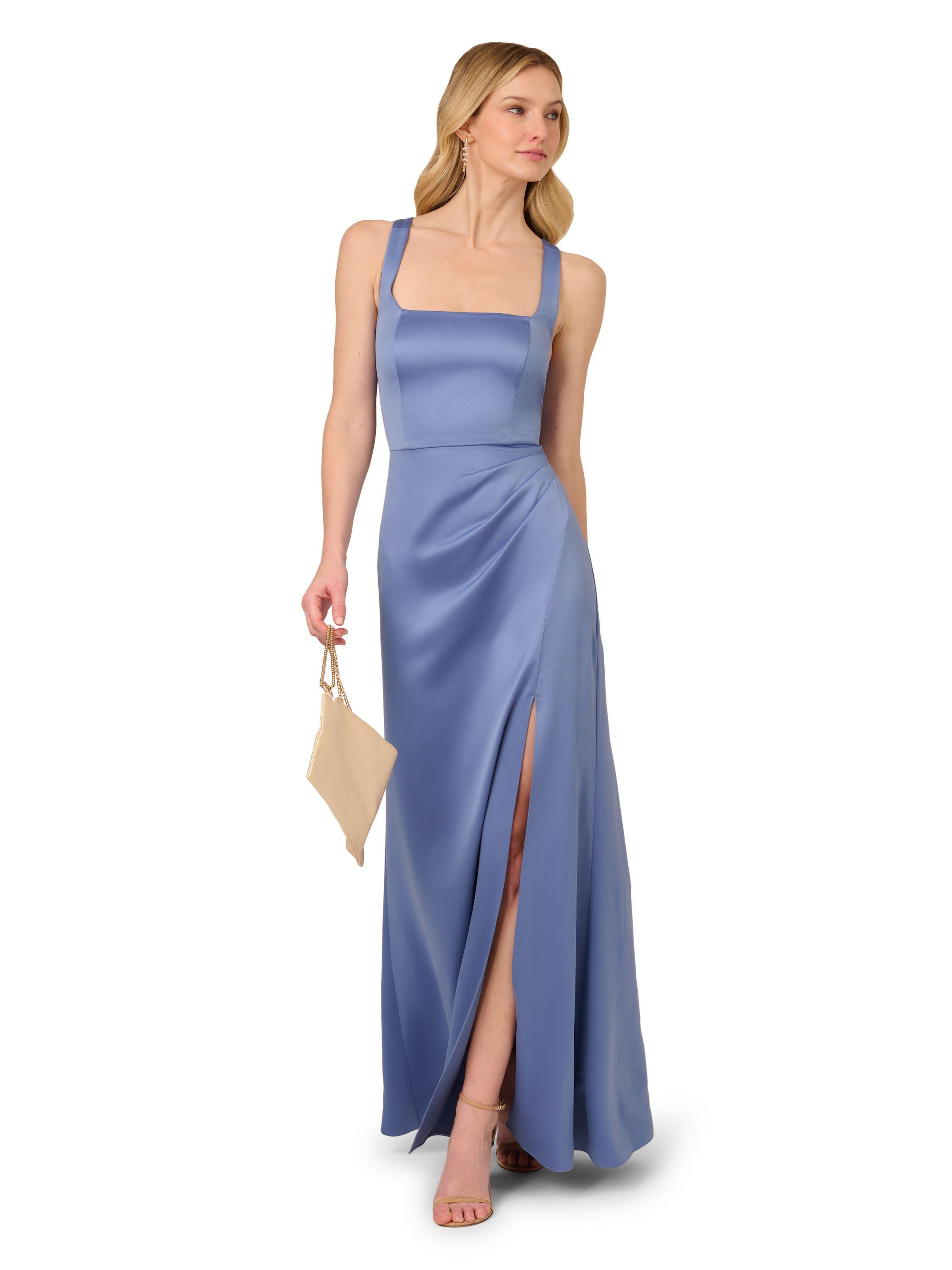 Sleeveless Satin Crepe Gown by ADRIANNA PAPELL