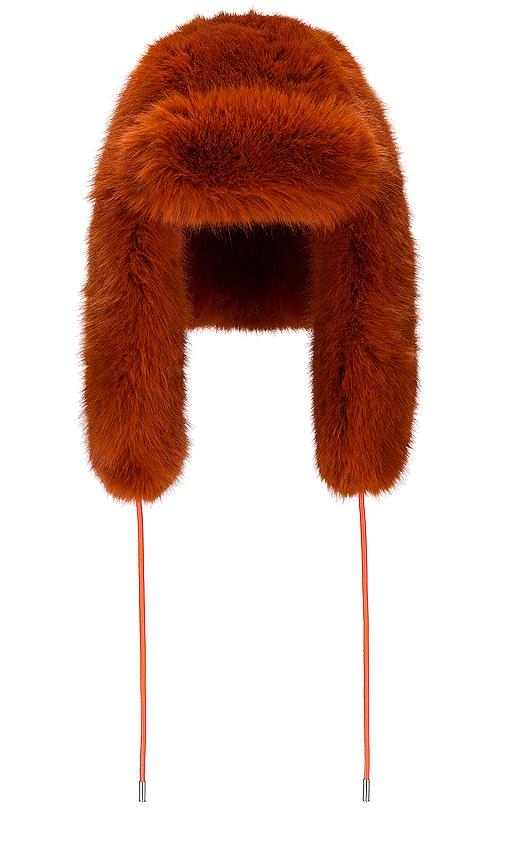 Adrienne Landau The Lauren Trapper Hat in Burnt Orange by ADRIENNE LANDAU Adrienne Landau The Lauren Trapper Hat in Burnt Orange by ADRIENNE LANDAU