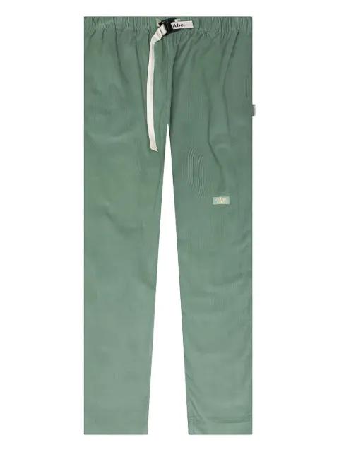 Studio Work corduroy buckle-fastening trousers by ADVISORY BOARD CRYSTALS