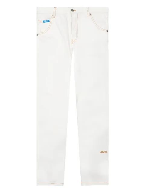 logo-embroidered patch trousers by ADVISORY BOARD CRYSTALS
