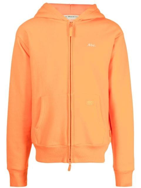 logo-print zip-up hoodie by ADVISORY BOARD CRYSTALS