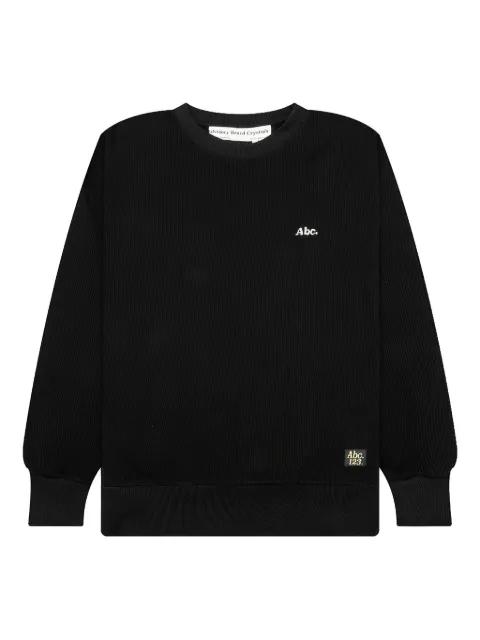 waffle logo-embroidered sweater by ADVISORY BOARD CRYSTALS