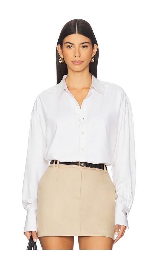 ADYELA Arc Shirt in White by ADYELA