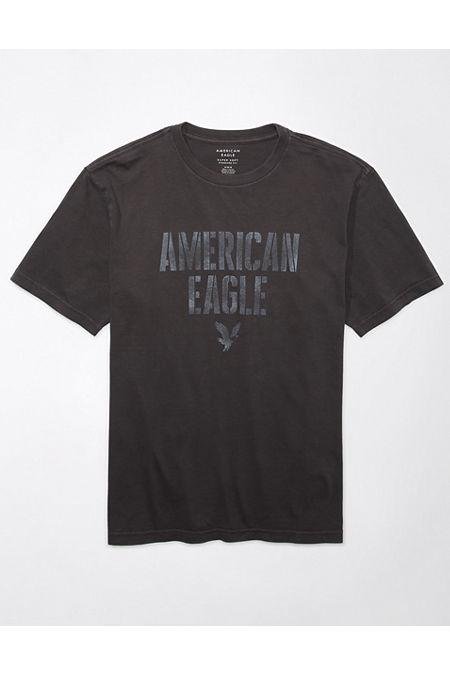 AE Logo Graphic T-Shirt Men's Dusted Slate S by AE