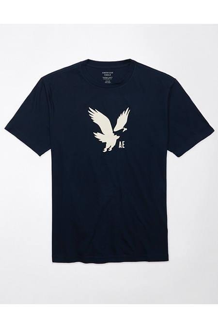 AE Logo Graphic T-Shirt Men's Navy XS by AE