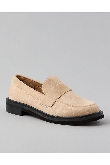 AE Quiet Lux Faux Suede Loafer Women's Taupe 5 by AE