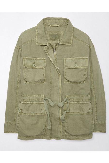 AE Utility Parka Women's Faded Olive L by AE
