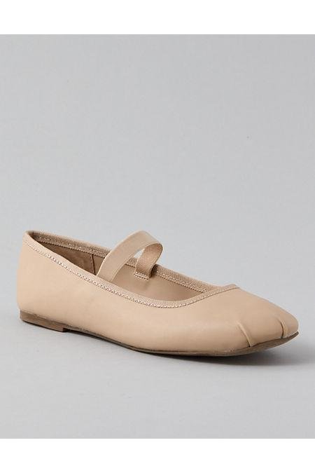 AE Vegan Leather Slip-On Ballet Flat Women's Blush 11 by AE