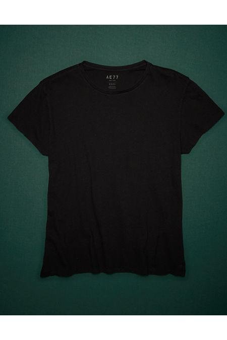AE77 Premium Classic Crewneck T-Shirt NULL Black M by AE